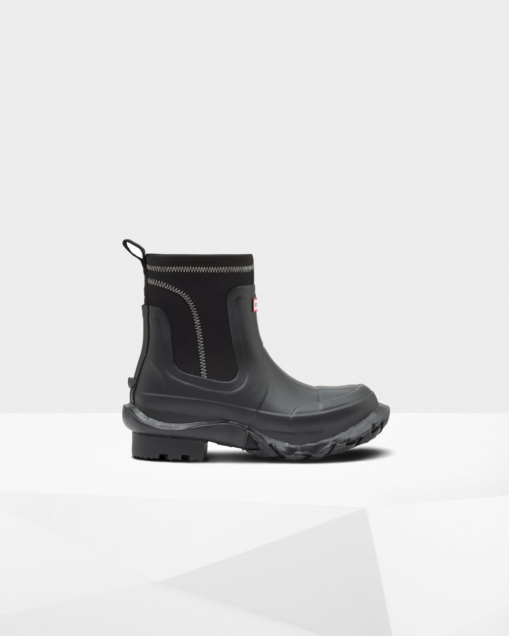 Mens Chelsea Boots - Hunter Stella Mccartney X (23WXRPHYC) - Black